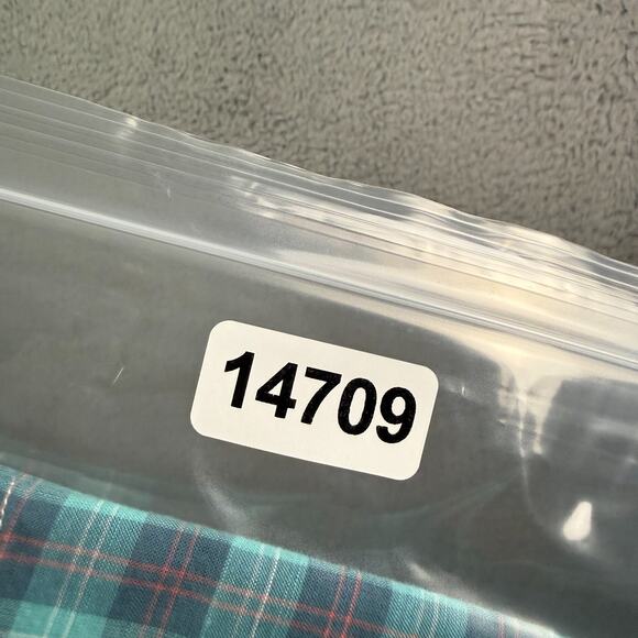 Faherty The Movement Shirt Mens Large Blue Plaid Casual Button Up Cotton - Picture 9 of 9